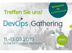 communicode ist Sponsor auf der DevOps Gathering 2019 in Bochum